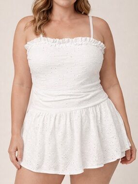 SwimSuit Plus Size One Piece Ruched Stomach